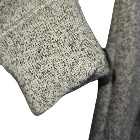 Cabela’s Grayish Beige Fleece Henley Hoodie, Size Small, GUC - Picture 5 of 10